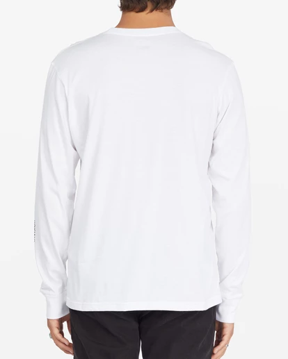 BILLABONG A/Div Scribbles Long Sleeve T-Shirt WHITE 4 BILLABONG A/Div Scribbles Long Sleeve T-Shirt WHITE - Image 4