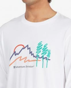BILLABONG A/Div Scribbles Long Sleeve T-Shirt WHITE 13 BILLABONG A/Div Scribbles Long Sleeve T-Shirt WHITE -Mens Accessories Sales 2022 abyzt00847 billabongw wht dtl1 1