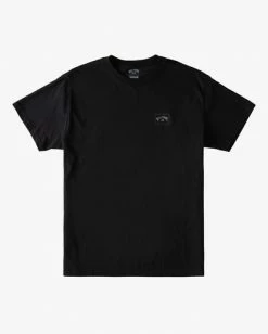 BILLABONG A/Div Performance Arch UV Short Sleeve T-Shirt DARK GREY HEATHER -Mens Accessories Sales 2022 abyzt00849 billabongf blk frt1 2