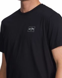 BILLABONG A/Div Performance Arch UV Short Sleeve T-Shirt DARK GREY HEATHER -Mens Accessories Sales 2022 abyzt00849 billabongw blk dtl1 2