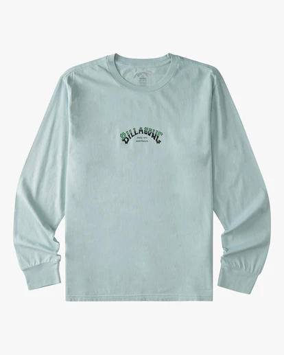 BILLABONG Bong Wave Washed Long Sleeve T-Shirt SEAMIST 8 BILLABONG Bong Wave Washed Long Sleeve T-Shirt SEAMIST - Image 8