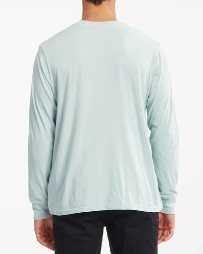 BILLABONG Bong Wave Washed Long Sleeve T-Shirt SEAMIST 4 BILLABONG Bong Wave Washed Long Sleeve T-Shirt SEAMIST - Image 4
