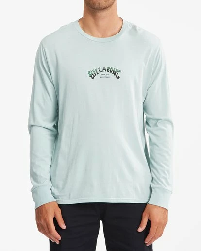 BILLABONG Bong Wave Washed Long Sleeve T-Shirt SEAMIST 1 BILLABONG Bong Wave Washed Long Sleeve T-Shirt SEAMIST
