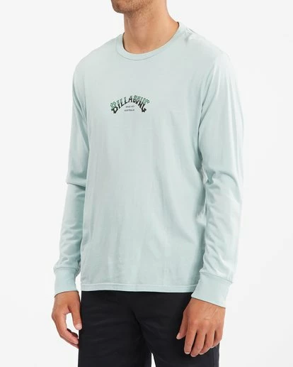 BILLABONG Bong Wave Washed Long Sleeve T-Shirt SEAMIST 3 BILLABONG Bong Wave Washed Long Sleeve T-Shirt SEAMIST - Image 3