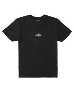 BILLABONG Diamond Wave Short Sleeve T-Shirt LIGHT LAVENDER -Mens Accessories Sales 2022 abyzt00867 billabongf blk frt1 2