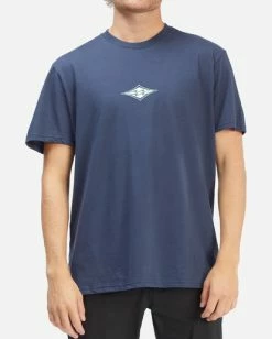 BILLABONG Diamond Wave Short Sleeve T-Shirt LIGHT LAVENDER -Mens Accessories Sales 2022 abyzt00867 billabongw den frt1 3