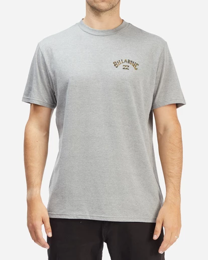 BILLABONG Arch Fill Short Sleeve T-Shirt BLACK 4 BILLABONG Arch Fill Short Sleeve T-Shirt BLACK - Image 4