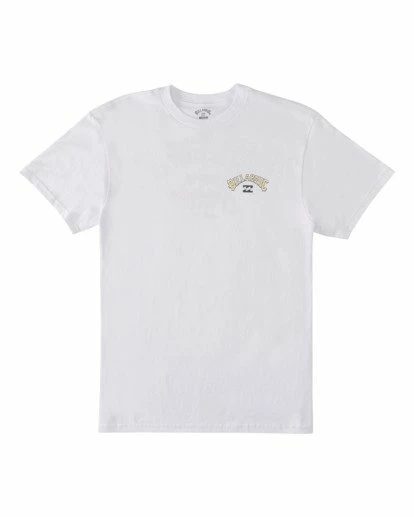 BILLABONG Theme Arch Short Sleeve T-Shirt WHITE 6 BILLABONG Theme Arch Short Sleeve T-Shirt WHITE - Image 6