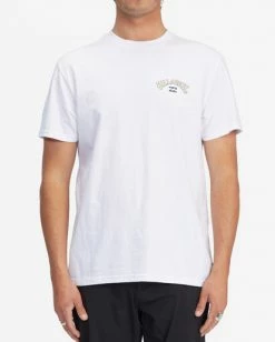 BILLABONG Theme Arch Short Sleeve T-Shirt WHITE
