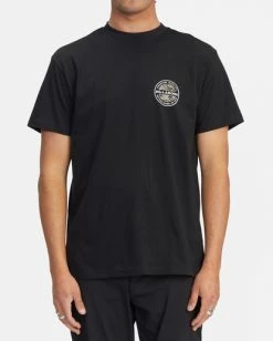 BILLABONG Rotor Short Sleeve T-Shirt MELLOW YELLOW -Mens Accessories Sales 2022 abyzt00870 billabongw blk frt1 6