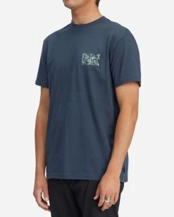 BILLABONG Diecut Short Sleeve T-Shirt NAVY -Mens Accessories Sales 2022 abyzt00873 billabongw nvy sd1 2