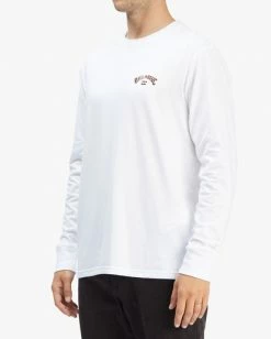 BILLABONG A/Div Arch Organic Long Sleeve T-Shirt BLACK -Mens Accessories Sales 2022 abyzt00874 billabongw wht sd1 1