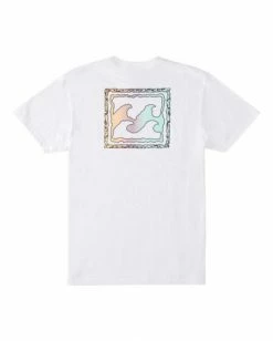 BILLABONG Crayon Wave Short Sleeve T-Shirt NAVY -Mens Accessories Sales 2022 abyzt00875 billabongf wht bck1 1