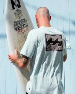 BILLABONG Crayon Wave Short Sleeve T-Shirt NAVY