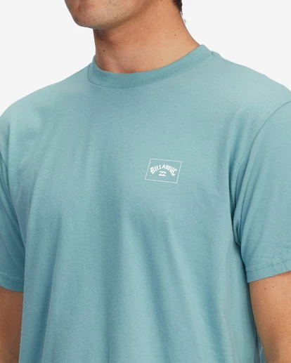 BILLABONG Stacked Arch Short Sleeve T-Shirt LIGHT MARINE 5 BILLABONG Stacked Arch Short Sleeve T-Shirt LIGHT MARINE - Image 5