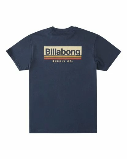 BILLABONG Walled Short Sleeve T-Shirt NAVY 8 BILLABONG Walled Short Sleeve T-Shirt NAVY - Image 8