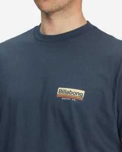 BILLABONG Walled Short Sleeve T-Shirt NAVY 13 BILLABONG Walled Short Sleeve T-Shirt NAVY -Mens Accessories Sales 2022 abyzt00879 billabongw nvy dtl1 2