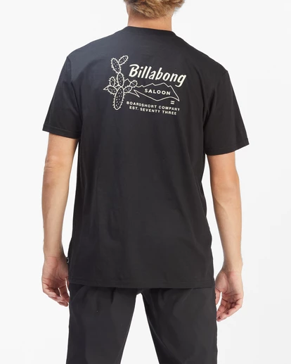 BILLABONG Lounge Short Sleeve T-Shirt DUSTY PINK 4 BILLABONG Lounge Short Sleeve T-Shirt DUSTY PINK - Image 4