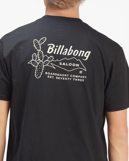 BILLABONG Lounge Short Sleeve T-Shirt DUSTY PINK 5 BILLABONG Lounge Short Sleeve T-Shirt DUSTY PINK - Image 5