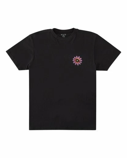 BILLABONG Hologram Short Sleeve T-Shirt BLACK 5 BILLABONG Hologram Short Sleeve T-Shirt BLACK - Image 5