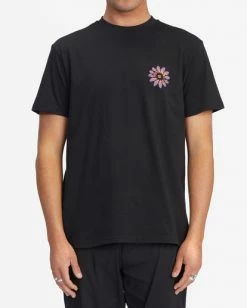 BILLABONG Hologram Short Sleeve T-Shirt BLACK