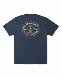 BILLABONG Hotel Nowhere Short Sleeve T-Shirt NAVY -Mens Accessories Sales 2022 abyzt00882 billabongf nvy bck1 3