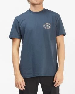 BILLABONG Hotel Nowhere Short Sleeve T-Shirt NAVY -Mens Accessories Sales 2022 abyzt00882 billabongw nvy frt1 3