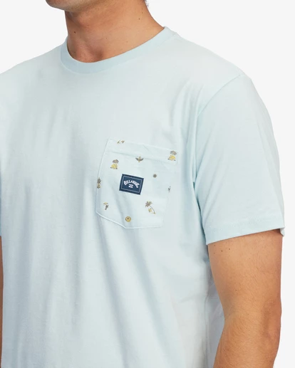 BILLABONG Team Pocket T-Shirt OFF WHITE 6 BILLABONG Team Pocket T-Shirt OFF WHITE - Image 6