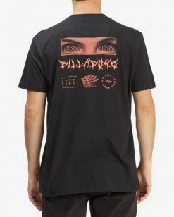 BILLABONG Bad Trip Short Sleeve T-Shirt BLACK -Mens Accessories Sales 2022 abyzt00888 billabongw blk bck1 1