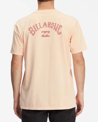BILLABONG Arch Wave Washed Short Sleeve T-Shirt SEAGLASS 5 BILLABONG Arch Wave Washed Short Sleeve T-Shirt SEAGLASS - Image 5