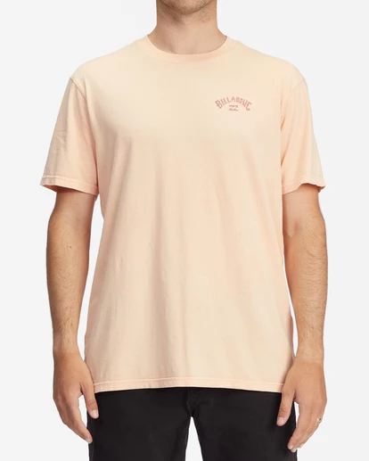 BILLABONG Arch Wave Washed Short Sleeve T-Shirt SEAGLASS 2 BILLABONG Arch Wave Washed Short Sleeve T-Shirt SEAGLASS - Image 2