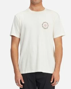 BILLABONG Worshipper Wave Washed Short Sleeve T-Shirt OFF WHITE