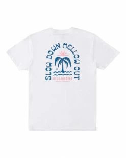 BILLABONG Heat Short Sleeve T-Shirt WHITE -Mens Accessories Sales 2022 abyzt00899 billabongf wht bck1 1