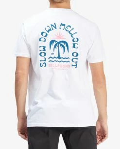 BILLABONG Heat Short Sleeve T-Shirt WHITE -Mens Accessories Sales 2022 abyzt00899 billabongw wht bck1 1
