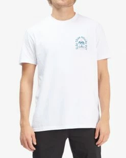 BILLABONG Heat Short Sleeve T-Shirt WHITE