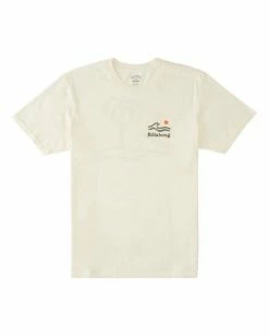 BILLABONG Landslide Wave Washed Short Sleeve T-Shirt OFF WHITE -Mens Accessories Sales 2022 abyzt00900 billabongf ofw frt1 2