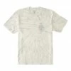 BILLABONG Yellow Sun Tie-Dye Short Sleeve T-Shirt OFF WHITE