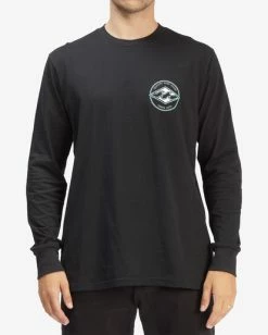 BILLABONG Rotor Diamond Long Sleeve T-Shirt BLACK