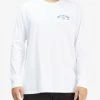 BILLABONG Arch Fil Long Sleeve T-Shirt WHITE