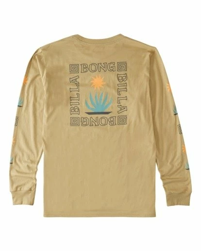 BILLABONG Tropics Long Sleeve T-Shirt SAND DUNE 7 BILLABONG Tropics Long Sleeve T-Shirt SAND DUNE - Image 7