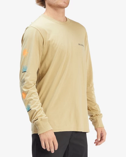 BILLABONG Tropics Long Sleeve T-Shirt SAND DUNE 3 BILLABONG Tropics Long Sleeve T-Shirt SAND DUNE - Image 3