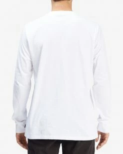 BILLABONG Grim Long Sleeve T-Shirt WHITE -Mens Accessories Sales 2022 abyzt00911 billabongw wht bck1 2