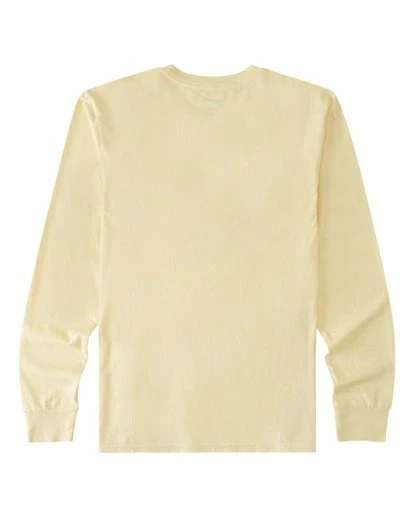 BILLABONG Vista Wave Washed Long Sleeve T-Shirt MELLOW YELLOW 6 BILLABONG Vista Wave Washed Long Sleeve T-Shirt MELLOW YELLOW - Image 6