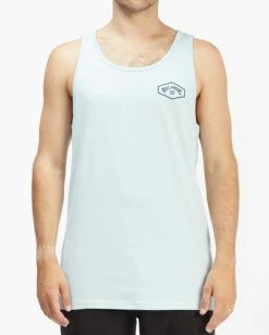 BILLABONG Exit Arch Tank Top COASTAL BLUE -Mens Accessories Sales 2022 abyzt00919 billabongw cbu frt1 2
