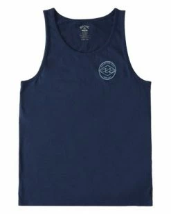 BILLABONG Rotor Diamond Wave Washed Tank Top DENIM -Mens Accessories Sales 2022 abyzt00922 billabongf den frt1 1