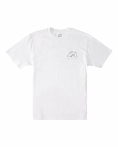 BILLABONG A/Div Compass Organic Short Sleeve T-Shirt WHITE 5 BILLABONG A/Div Compass Organic Short Sleeve T-Shirt WHITE - Image 5
