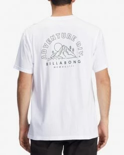 BILLABONG A/Div Compass Organic Short Sleeve T-Shirt WHITE 8 BILLABONG A/Div Compass Organic Short Sleeve T-Shirt WHITE -Mens Accessories Sales 2022 abyzt00924 billabongw wht bck1 1