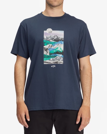 BILLABONG A/Div Seasons Organic Short Sleeve T-Shirt NITE 1 BILLABONG A/Div Seasons Organic Short Sleeve T-Shirt NITE