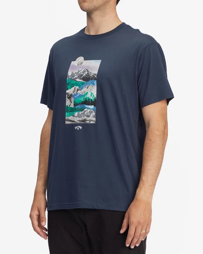 BILLABONG A/Div Seasons Organic Short Sleeve T-Shirt NITE 2 BILLABONG A/Div Seasons Organic Short Sleeve T-Shirt NITE - Image 2