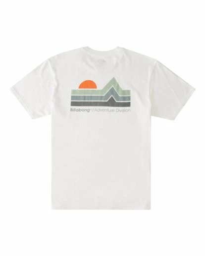 BILLABONG A/Div Stretch Organic Short Sleeve T-Shirt WHITE 6 BILLABONG A/Div Stretch Organic Short Sleeve T-Shirt WHITE - Image 6